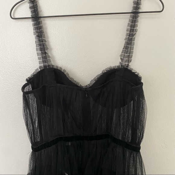 NWT SAU LEE Black Camille Gown - Picture 4 of 10